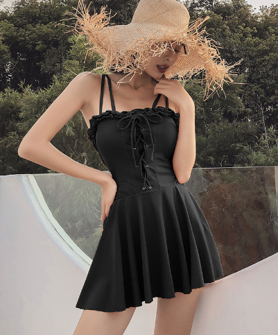 Sirène · HZ SO-81 — Sculpted Swim Dress