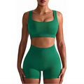 Feutre · HZ BD-27 — ribbed knit short set