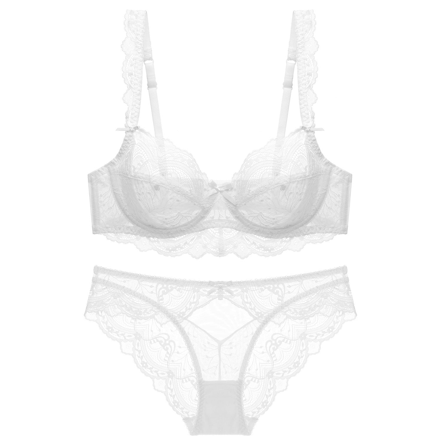 Vesper · HZ IN-08 — ultra-thin sheer lace set