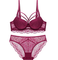 Noir · HZ IN-02 — supportive lace bra & brief set