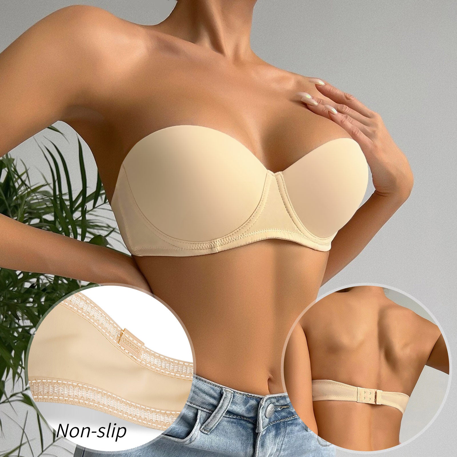 Brume · HZ IX-37 — strapless backless bra