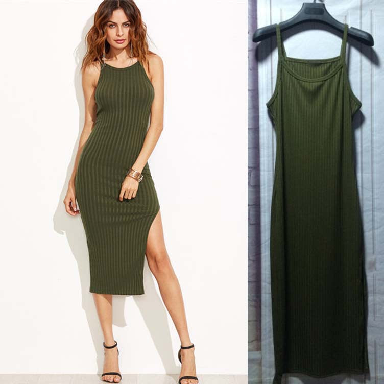 Paros · HZ SD-16 — backless slip midi