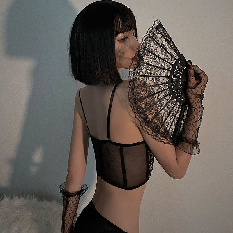 Céline · HZ IN-125 — Embroidered Lace Set