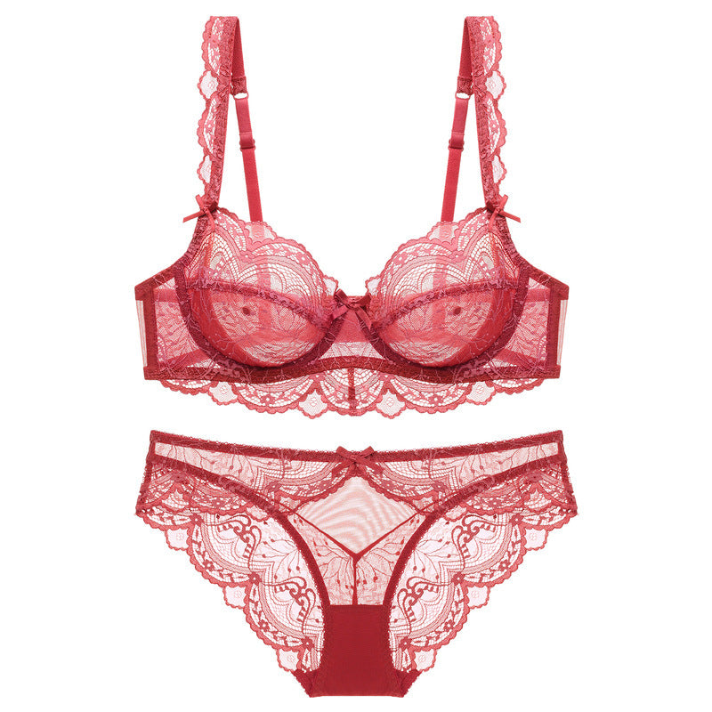 Vesper · HZ IN-25 — ultra-thin lace bra & brief set