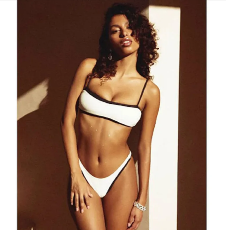 Cannes · HZ SW-109 — spaghetti-strap bikini set