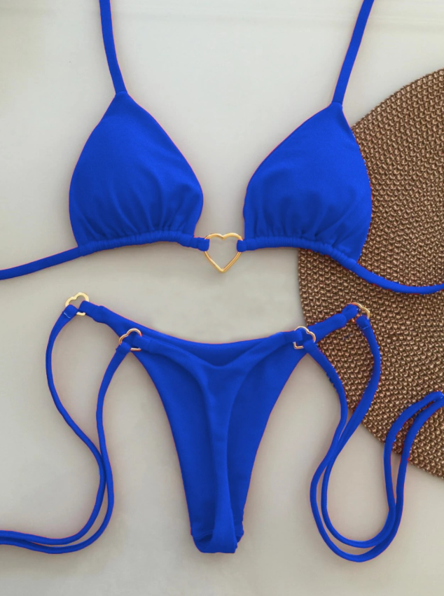 Cobalt · HZ SW-112 — tie-side lace-up bikini