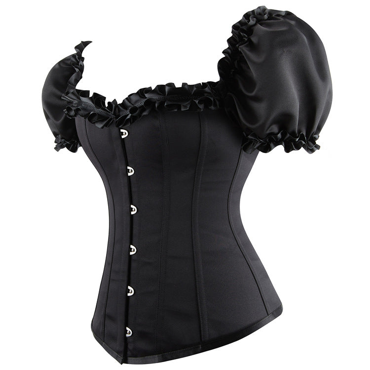 Astra · HZ IX-23 — lace-trim corset top
