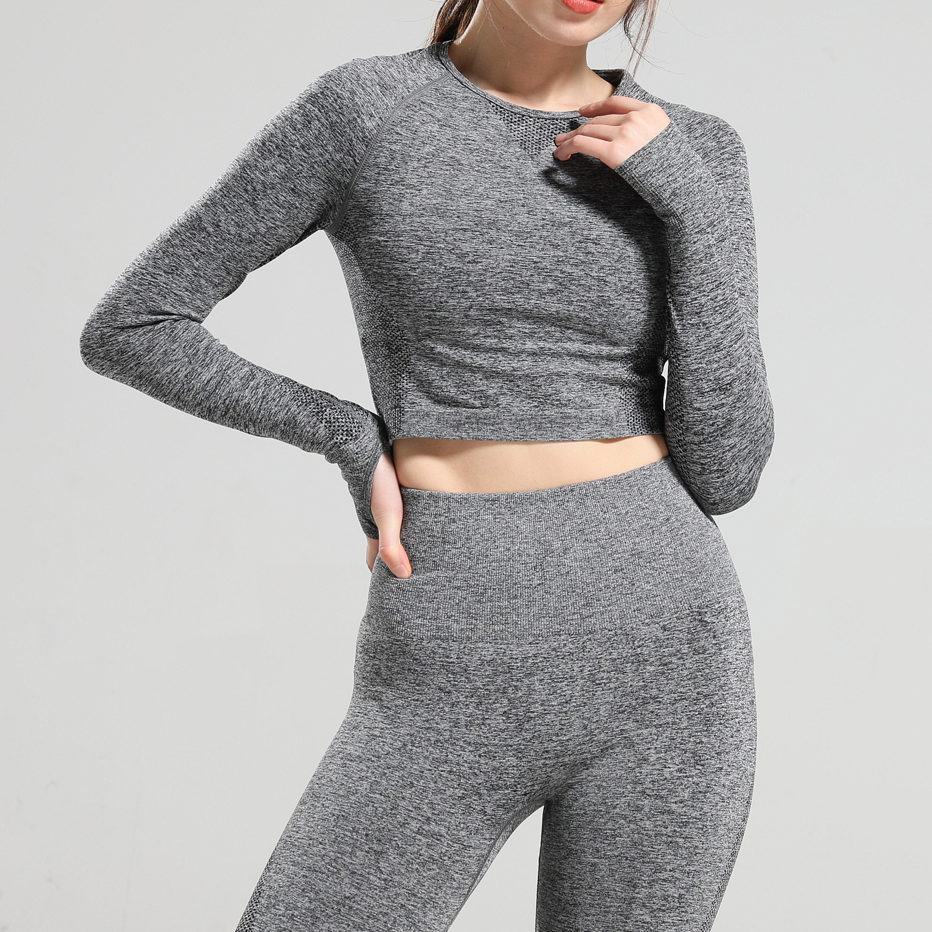Pierre · HZ AC-20 — seamless yoga set