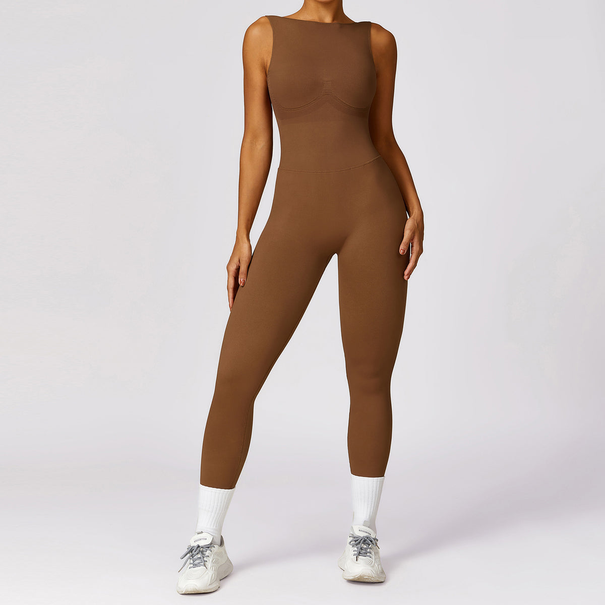 Nuque · HZ AC-41 — open-back sculpt jumpsuit