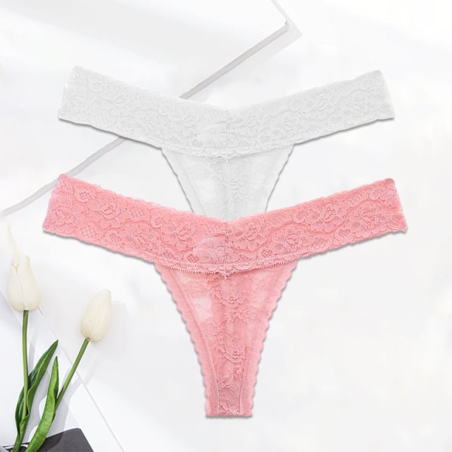 Belle · HZ IB-38 — Lace Thong