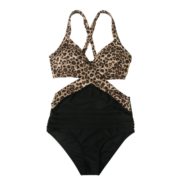 Talia · HZ SX-06 — halter cut-out monokini