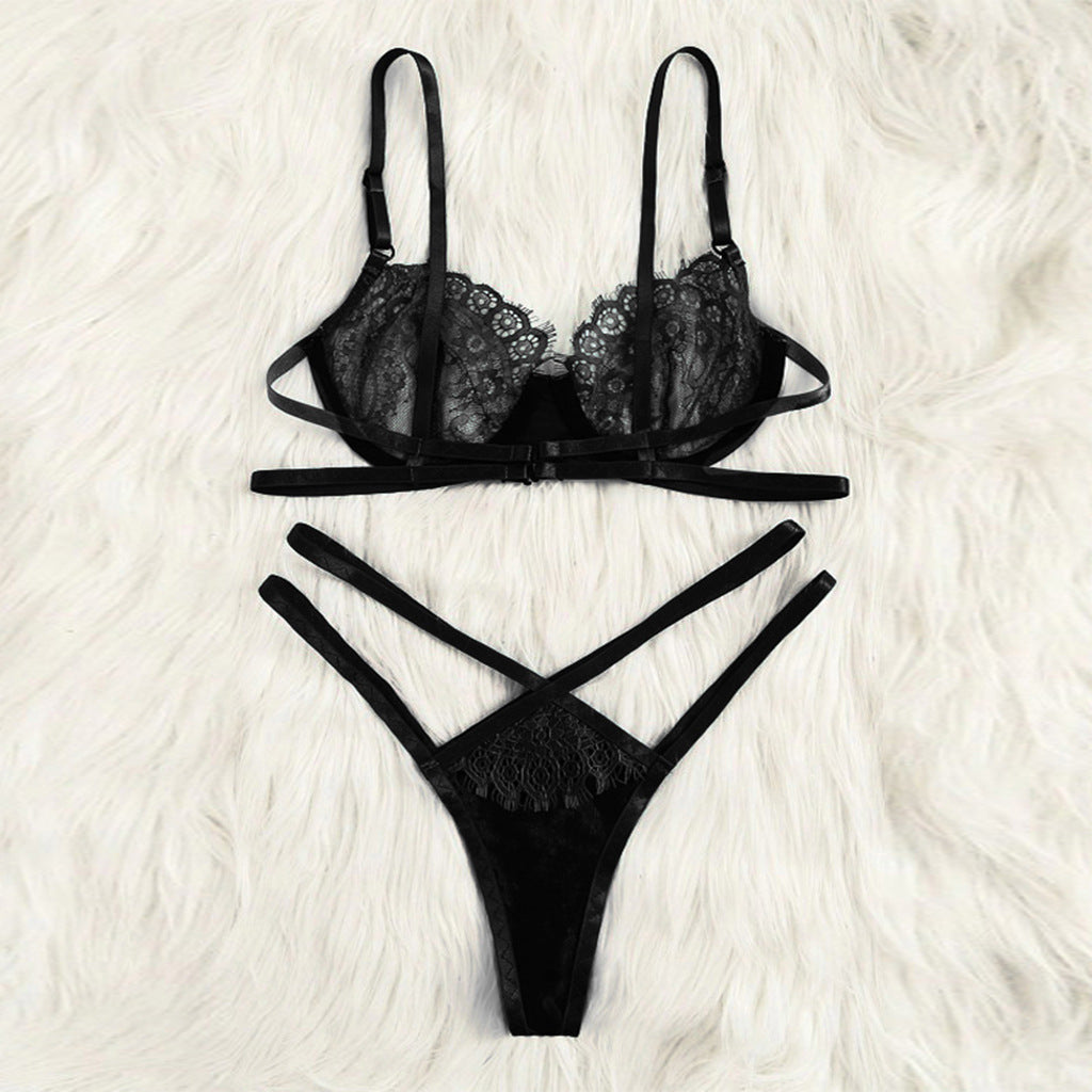Elodie · HZ IN-114 — Sheer Lace Set