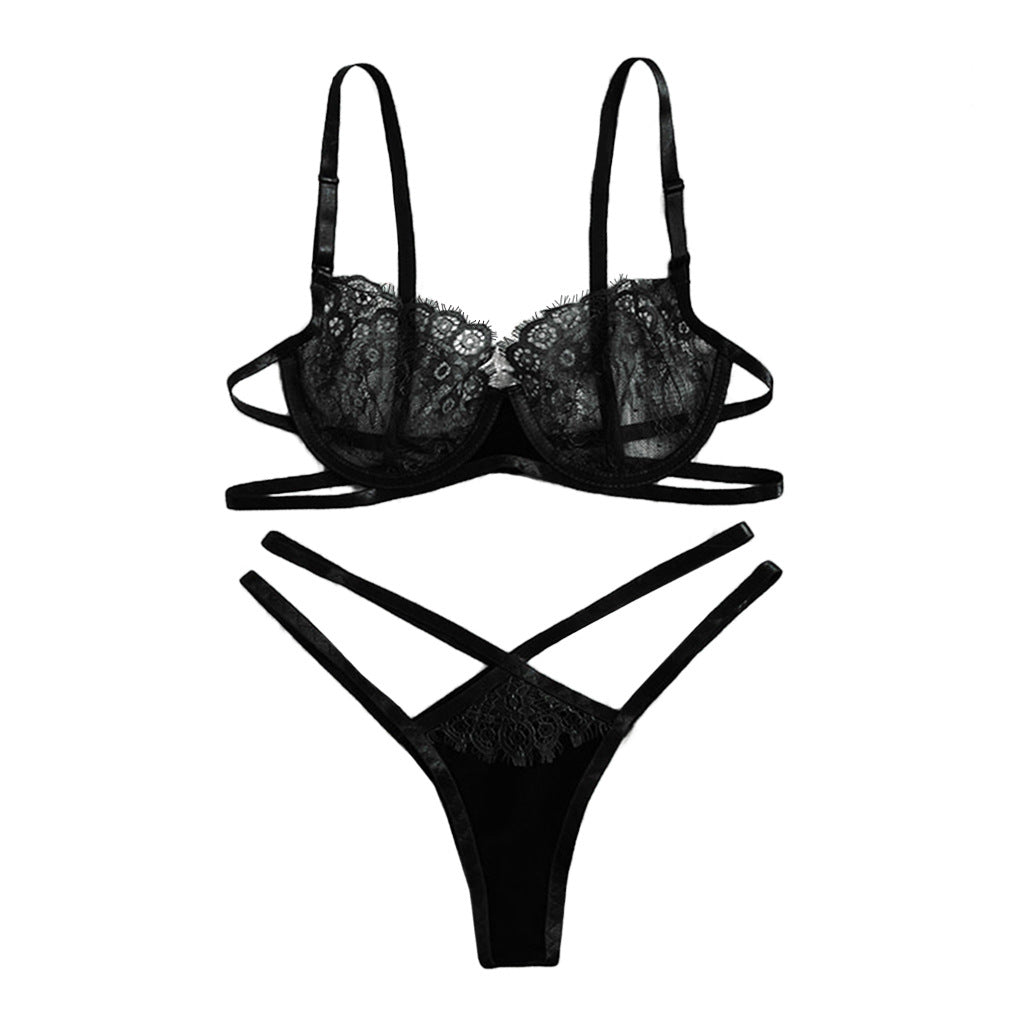 Elodie · HZ IN-114 — Sheer Lace Set