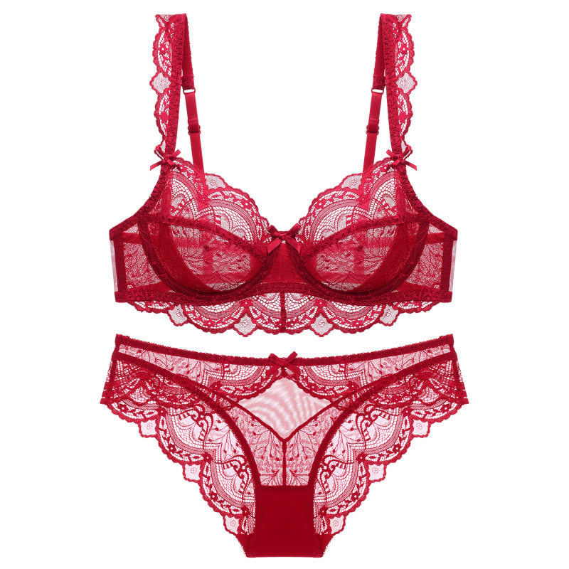 Vesper · HZ IN-25 — ultra-thin lace bra & brief set