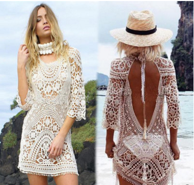 Taormina · HZ SD-23 — open-back lace cover-up