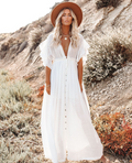 Tide · HZ SX-25 — button-through cover-up dress