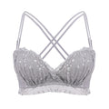 Soie · HZ IX-15 — lace three-quarter cup plunge bra