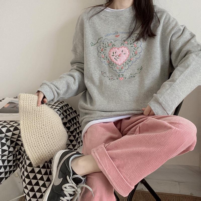 Ombre · HZ BD-15 — brushed knit sweater & wide-leg lounge set