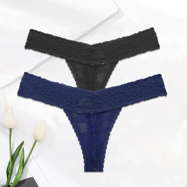 Fleur · HZ IB-06 — Lace Thong