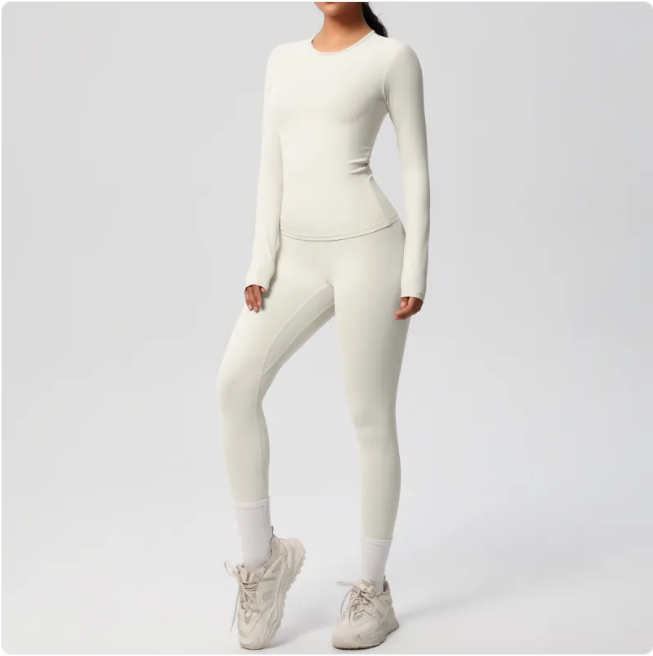 Ardoise · HZ AC-04 — long-sleeve seamless set
