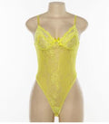 Coco · HZ IN-39 — bow-detail lace bodysuit