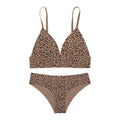 Panthère · HZ IN-169 — soft-cup leopard bra & brief set