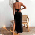 Portofino · HZ SD-17 — sleeveless organza maxi