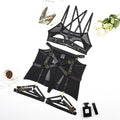 Suzanne · HZ IN-343 — sheer mesh bra & brief set