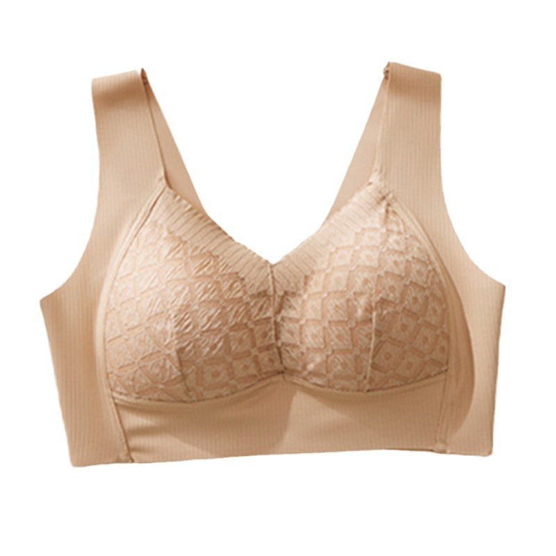 Aurore · HZ IX-14 — French lace wireless plunge bra