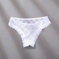 Ivoire · HZ IB-46 — Mesh Lace-Trim Brief