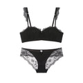 Aube · HZ IX-01 — lace push-up bra & brief set