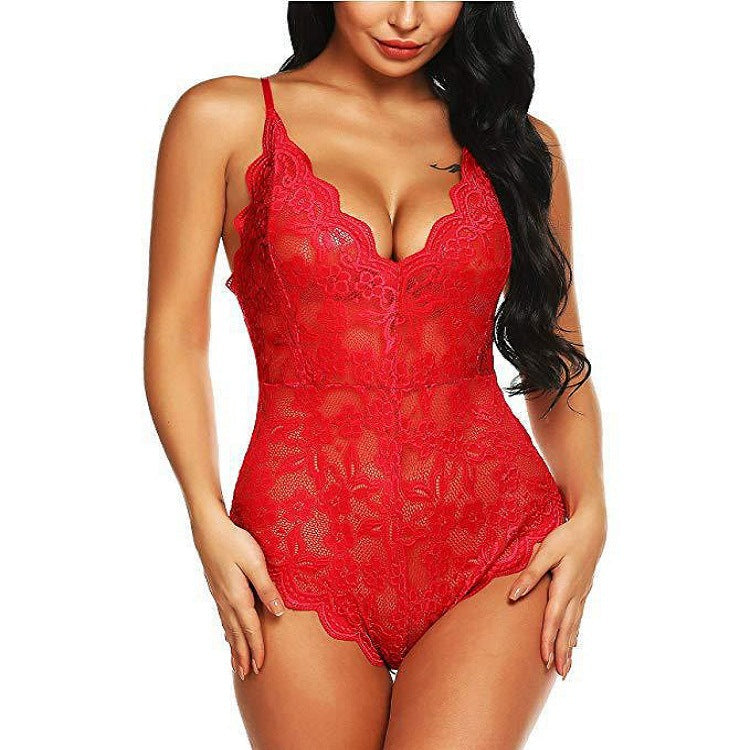 Mathilde · HZ IN-180 — Lace Bodysuit