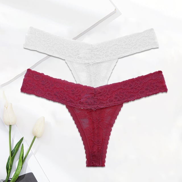 Belle · HZ IB-38 — Lace Thong