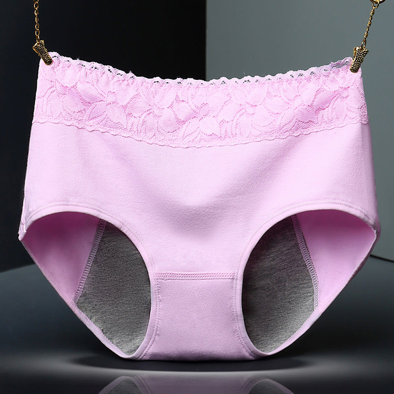 Coco · HZ IB-48 — Seamless Cotton Lace Thong