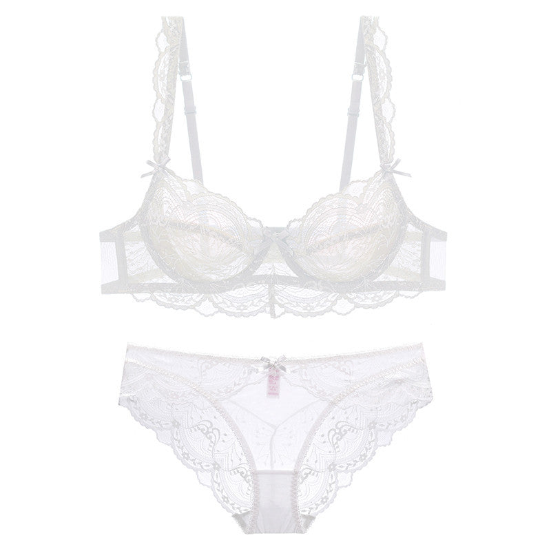 Belle · HZ IN-09 — French sheer lace set
