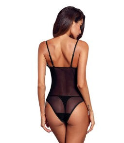 Henriette · HZ IN-172 — Sheer Lace Bodysuit
