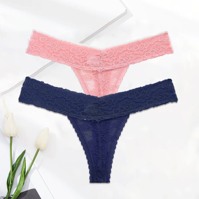 Belle · HZ IB-38 — Lace Thong