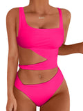 Capri · HZ SO-75 — knotted high-cut one-piece