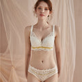 Muse · HZ IN-23 — fine-cup lace bra & brief set