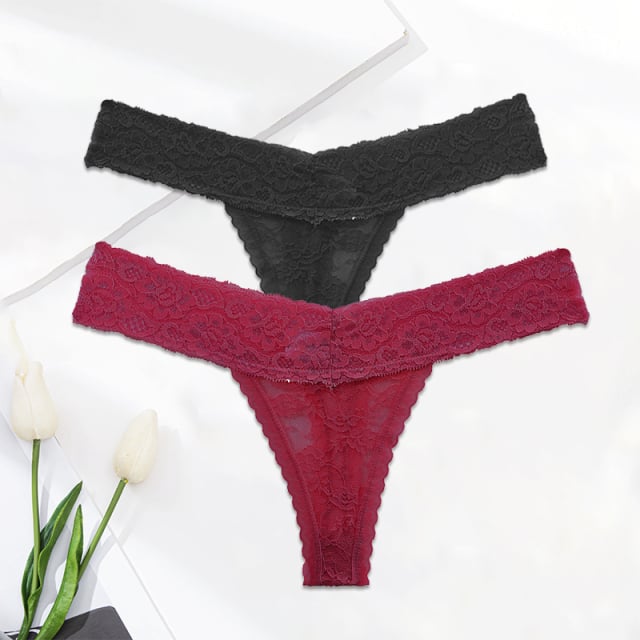 Fleur · HZ IB-06 — Lace Thong