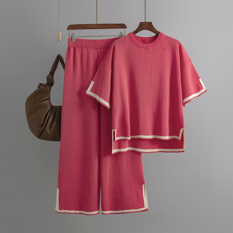 Écru · HZ BD-10 — cable-knit lounge set