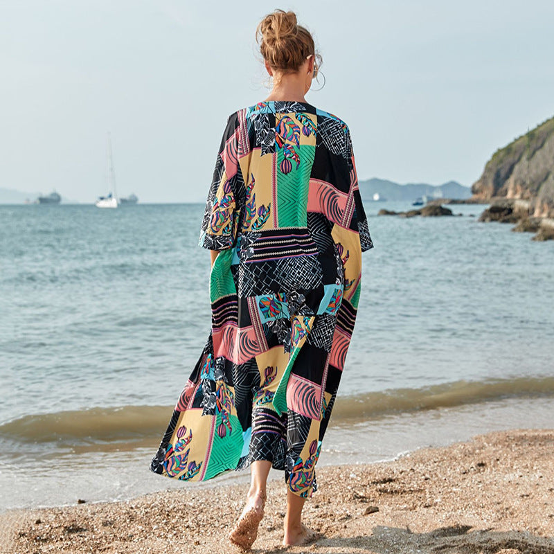 Sable · HZ SX-20 — cotton beach cardigan