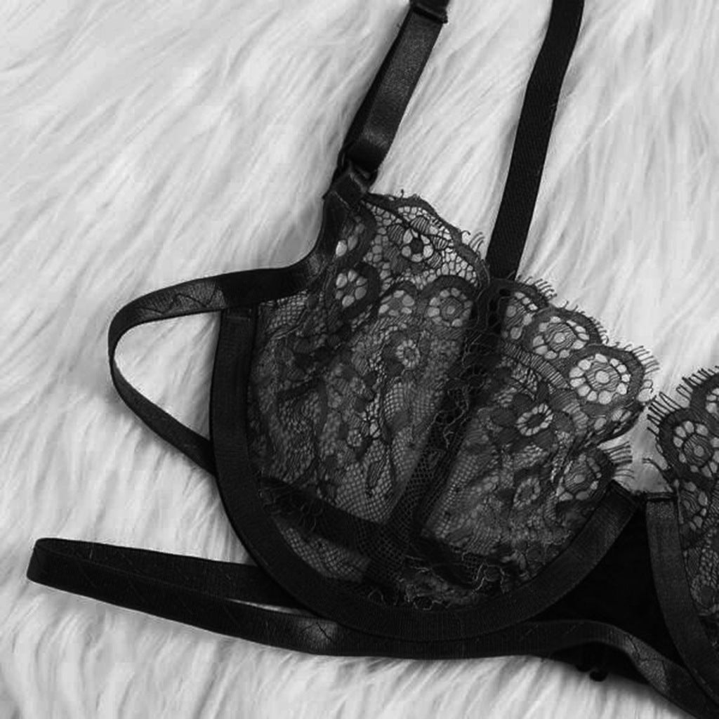 Elodie · HZ IN-114 — Sheer Lace Set