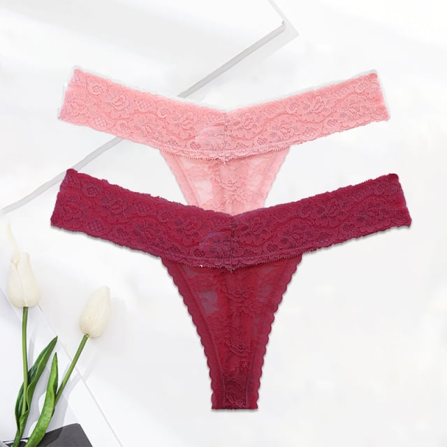Belle · HZ IB-38 — Lace Thong