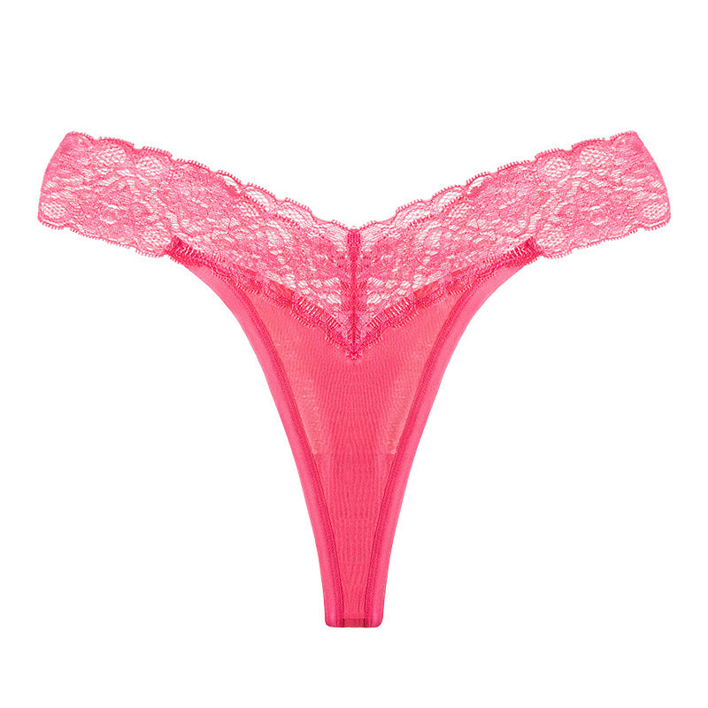 Rouge · HZ IB-01 — Low-Rise Lace Thong