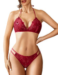 Bérénice · HZ IN-140 — Halter Lace Set