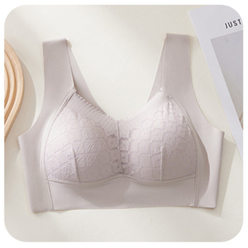 Aurore · HZ IX-14 — French lace wireless plunge bra