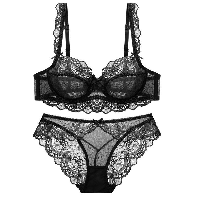 Vesper · HZ IN-25 — ultra-thin lace bra & brief set
