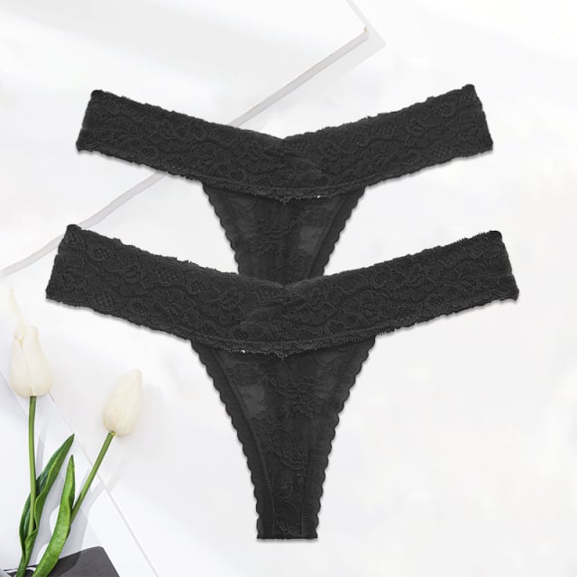Belle · HZ IB-38 — Lace Thong