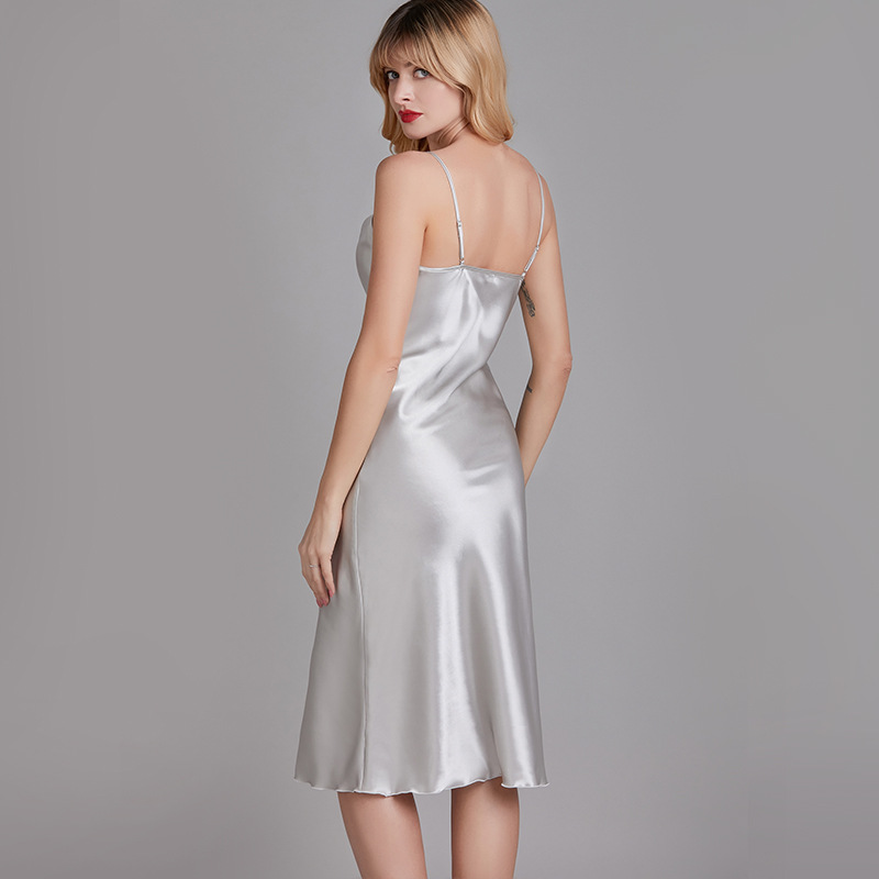 Capri · HZ SD-05 — cowl-neck satin slip